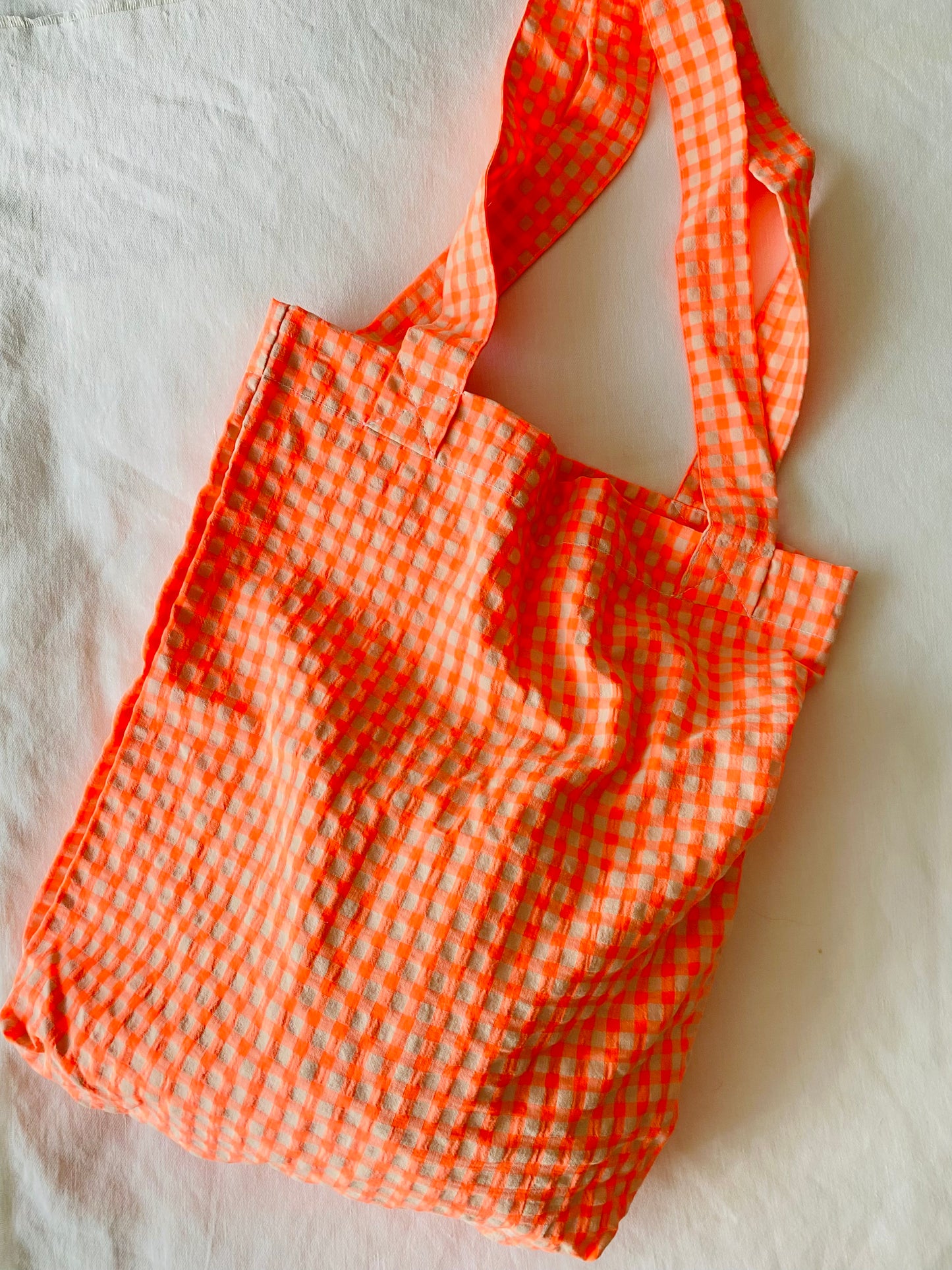 Tote Bag Vichy Naranja