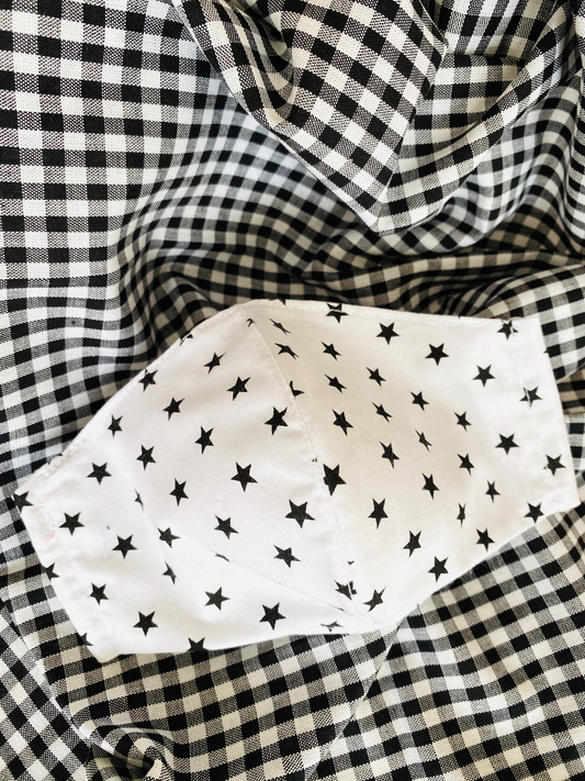 Mascarilla Estrellas Negras
