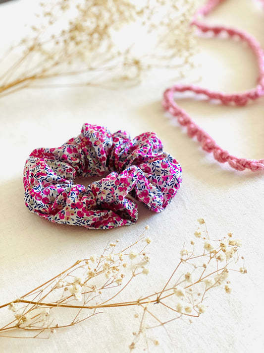 Scrunchie Liberty Wiltshire Fucsia