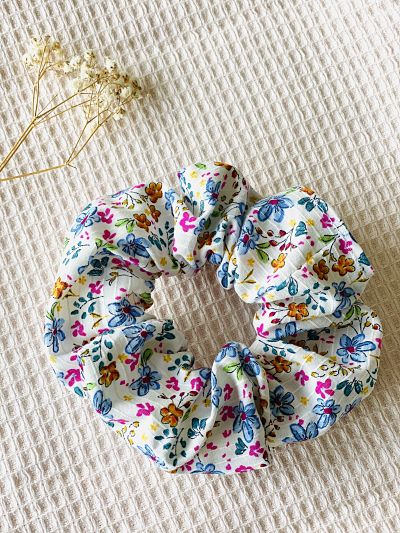 Scrunchie Flores Multicolor