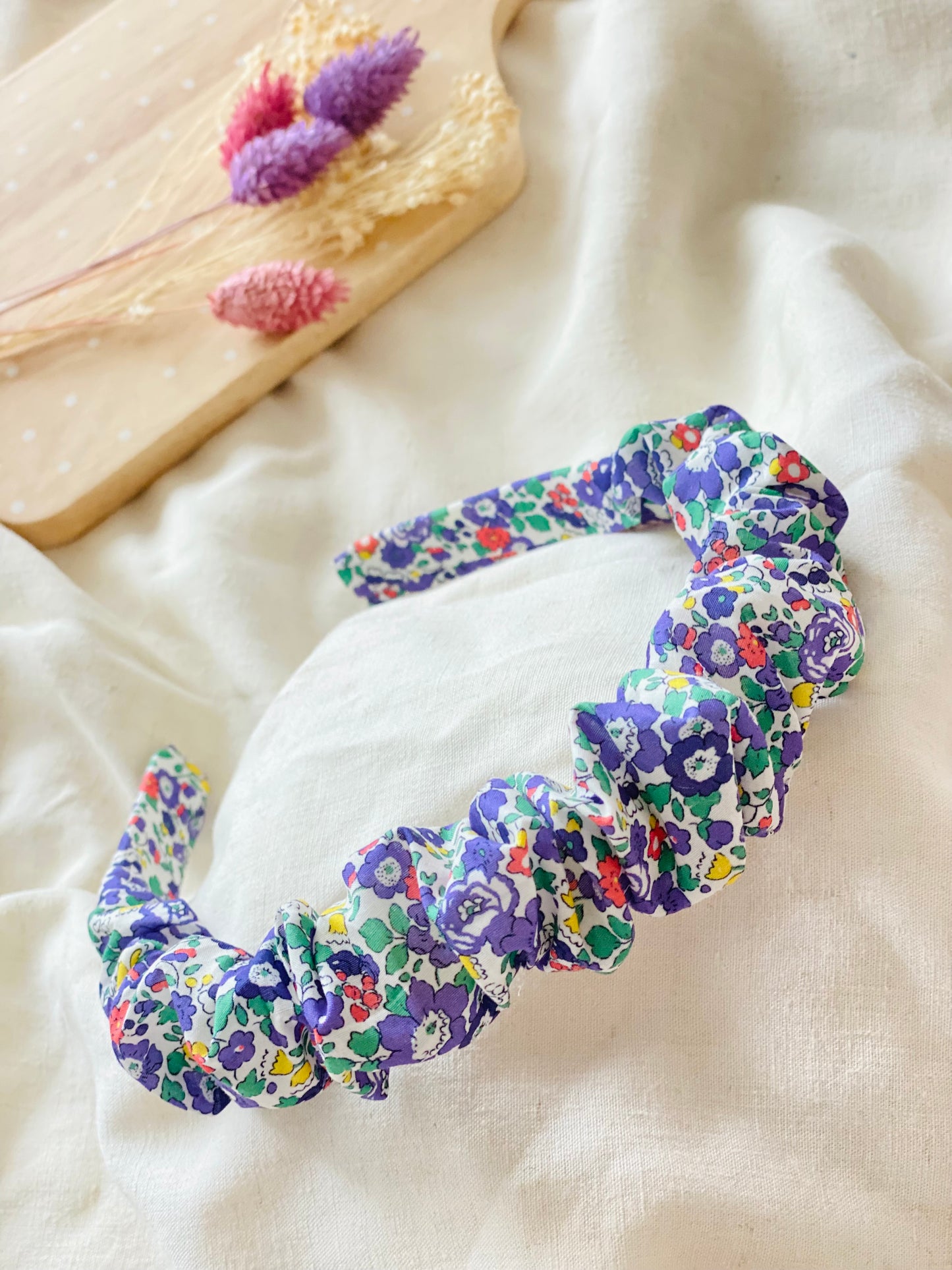 Diadema Scrunchie Liberty Betsy Morado