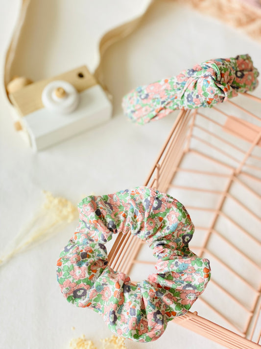 Scrunchie Liberty Poppy Rosa