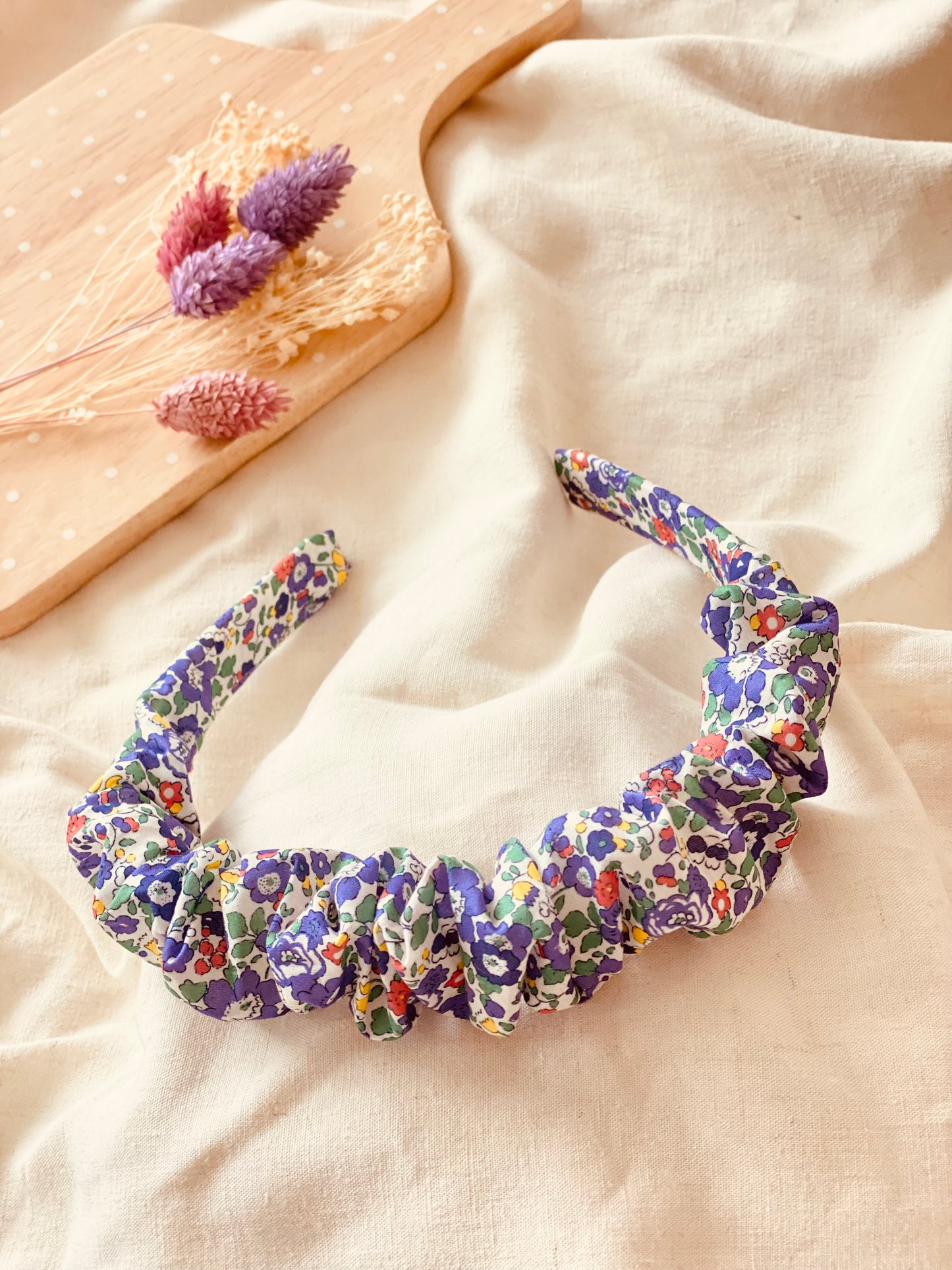 Diadema Scrunchie Liberty Betsy Morado