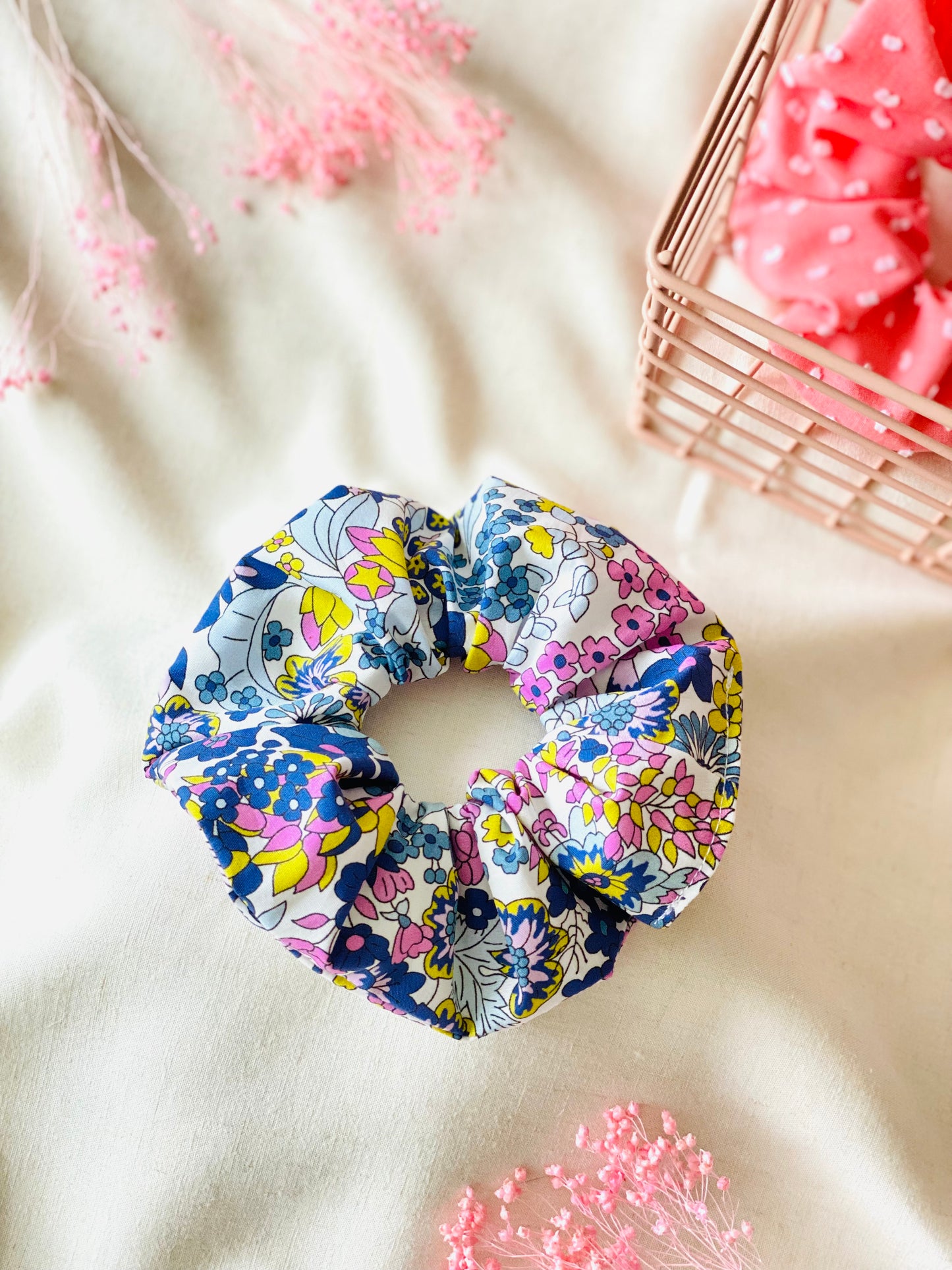 Scrunchie Liberty Floreado