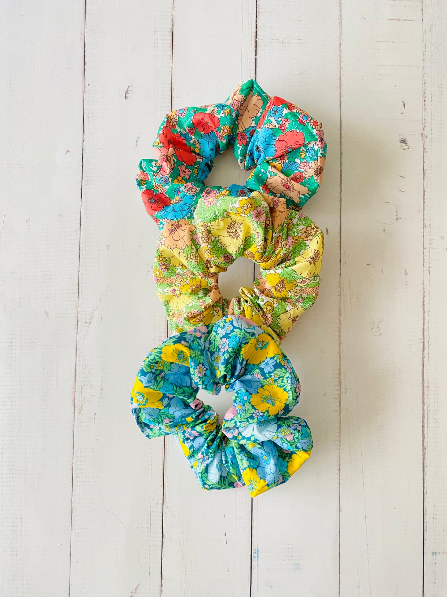 Scrunchie Liberty Toscana Azul